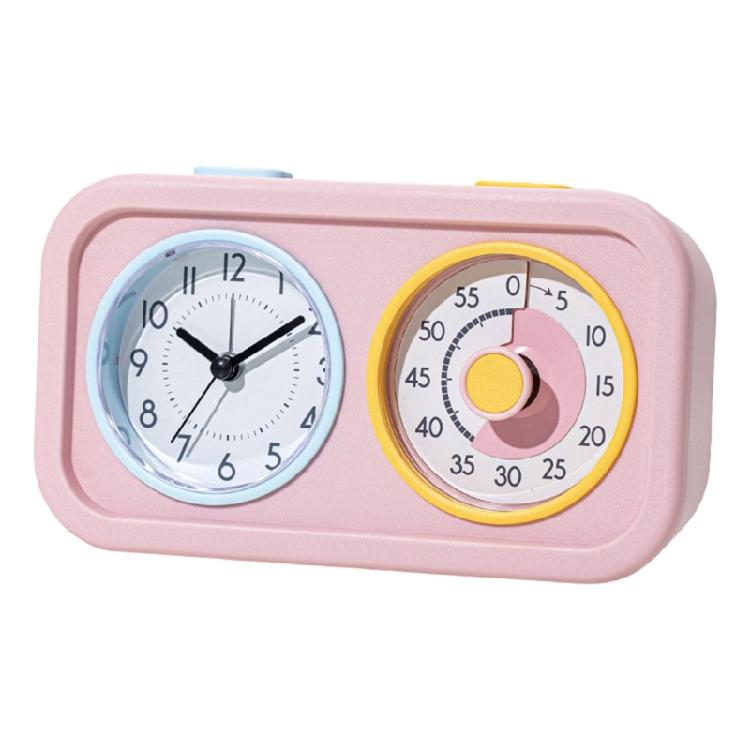 Easy To Use Double Screen Countdowns Timer With Analog Alarm Clock For Precise Cooking Baking And Time Management Tasks