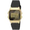 T-80 Men's Digital Quartz Watch, Gold Case, Rubber Strap, TW2V41000, Black