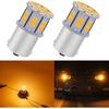 1156 LED Bulb Amber 12V-24V Super Bright 7506 1141 BA15S P21W 1003 LED Bulb for Turn Signal Blinker Lights, Tail Brake Lights, DRL Marker Blinker