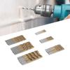 60PCS 135° Split Point Drilling Tools Jobber Length Micro Drill Bits Twist Drill Bits  Wood Drilling