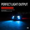 2PCS H8/H11 LED Motorcycle Headlight 8000K 3000LM Blue LED Fog Light Waterproof Super Bright Car