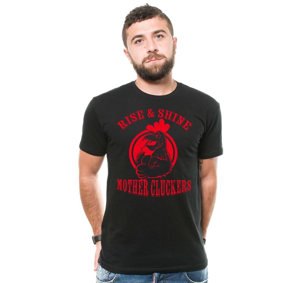 

Funny Chicken Shirt Rise And Shine Mother Cluckers Shirt Chicken Farmer Shirts Unisex T-Shirt XXL