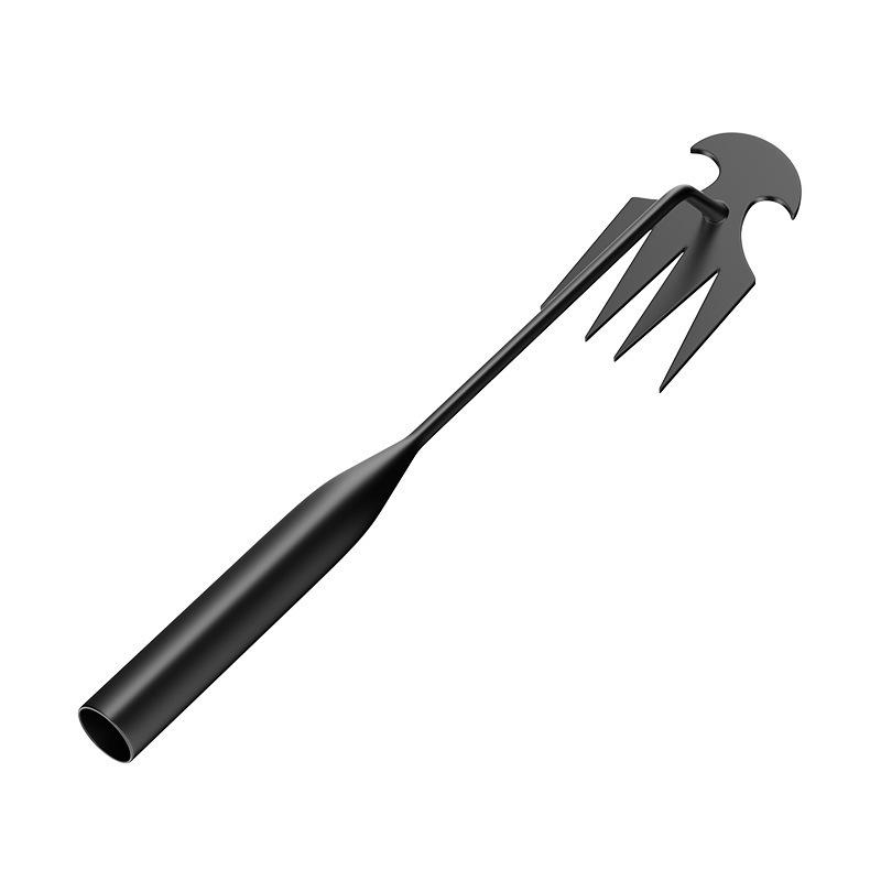 Manganese Steel Weeding Hoe: Root Remover & Soil Loosener Tool for Gardening & Farming.