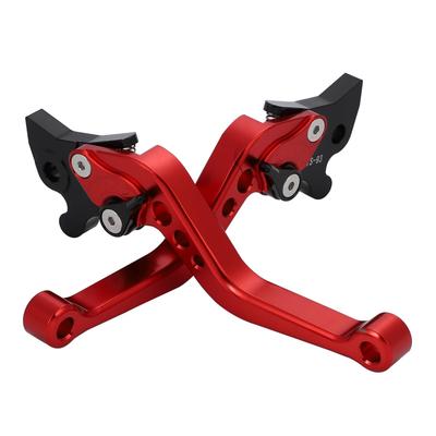 Nakira Brake and Clutch Lever Set for Majesty Cygnus SMAX S, X, SR, BW'S R, (Red)