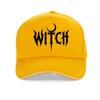 Witch Graphic Print Print Baseball Cap Unisex Outdoor Casual Sun Snapback Hat Summer Adjustable Dad Hats Breathable Trucker Caps