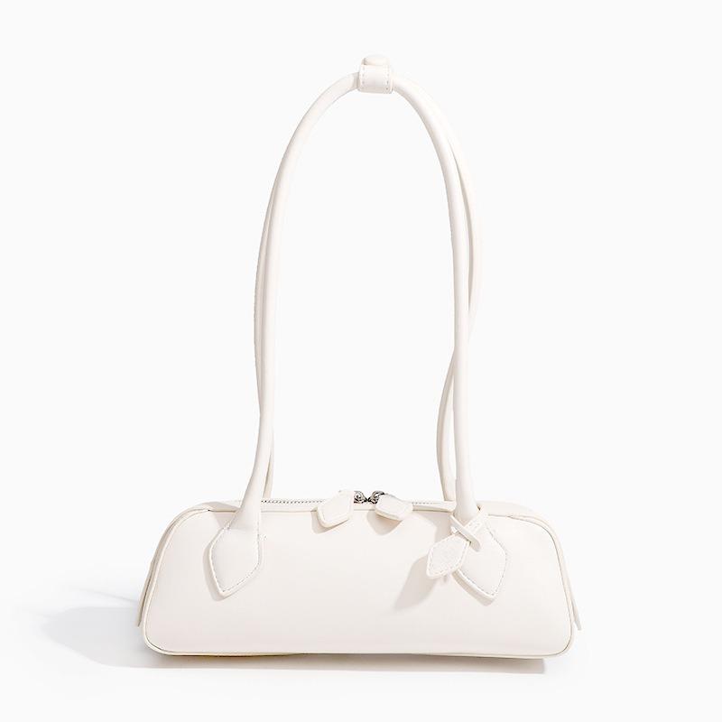 Sac d'épaule en cuir sous le bras style sac à saucisse pour femme sac de travail pour les trajets sac baguette