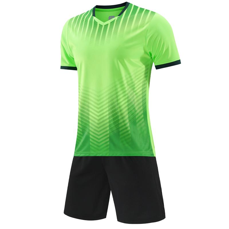 

Men Football Jersey Set Custom Team Club Short Sleeved Shorts Comfortable Training Suit Running Pingpong Badmintion Clothes 4XL