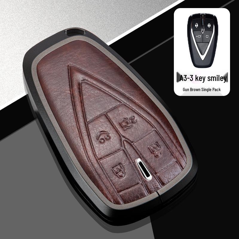 Changan Car Key Cover for Third Gen CS75 Plus, Yidong Plus, CS55, and CS35 Plus