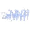 Reindeer Sled Christmas Decoration 320 LEDs Acrylic