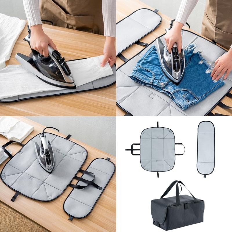 Reusable Ironing Board Protective Pad Large Size Easy Fold Design Steams Iron Organizers Box For Efficient Garment Care