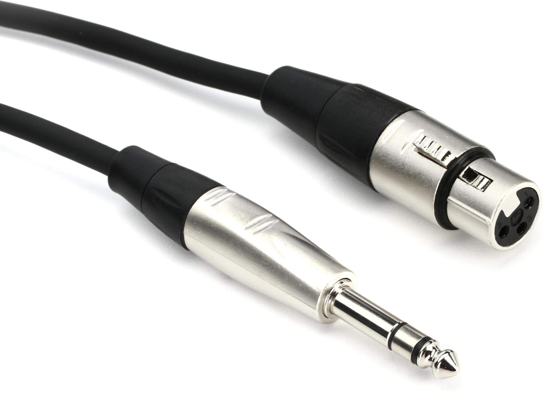 

Hosa Audio Cable XLR Canon Female to Stereo Phone Male 4.5M HXS-015 чорний