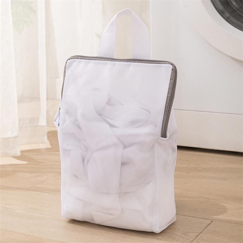 Upgraded Laundry Hand Bags Reusable Washing Machine Clothing Care Wash Bag Mesh Net Bra Socks Lingerie Underwear Laundry Storage