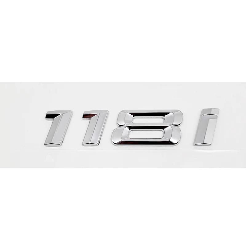 

ABS Car Rear Trunk Letters Logo Badge Emblem Sticker For BMW 1 Series 116i 118i 120i 125i 130i 135i 140i E81 E82 E87 E88 F20 F21