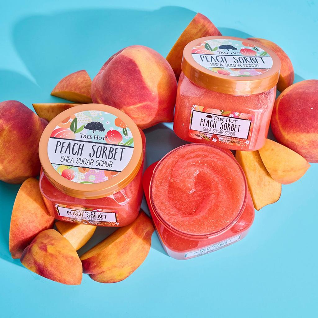 Tree Hut Body Scrub Peach Sorbet 510g