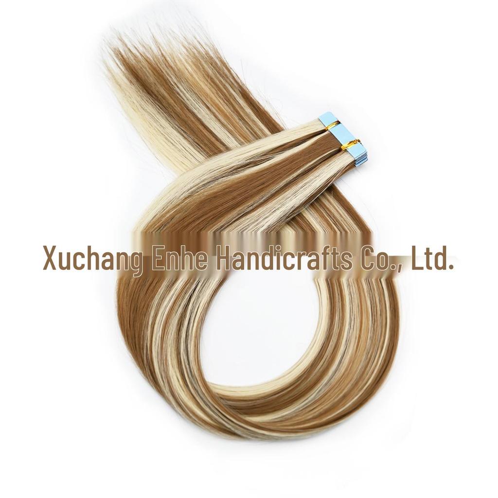 European Seamless Colored PU Weft Tape-In Hair Extensions