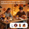 100 Pcs Cartoon   Stickers, Halloween Cartoon Stickers, Decorative Small Patterns, Hand Account Stationery Box Stickers