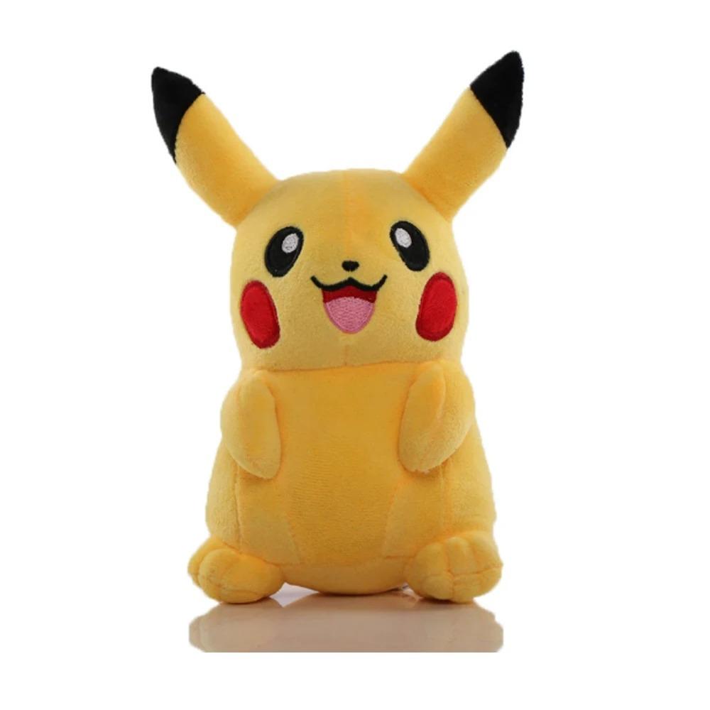 Original 20 Stile Pokemon Plüsch Anhänger Glumanda Schiggy Pikachu Evoli Plüsch Bisasam Stofftier Spielzeug Gengar Puppe Geschenk für Kind