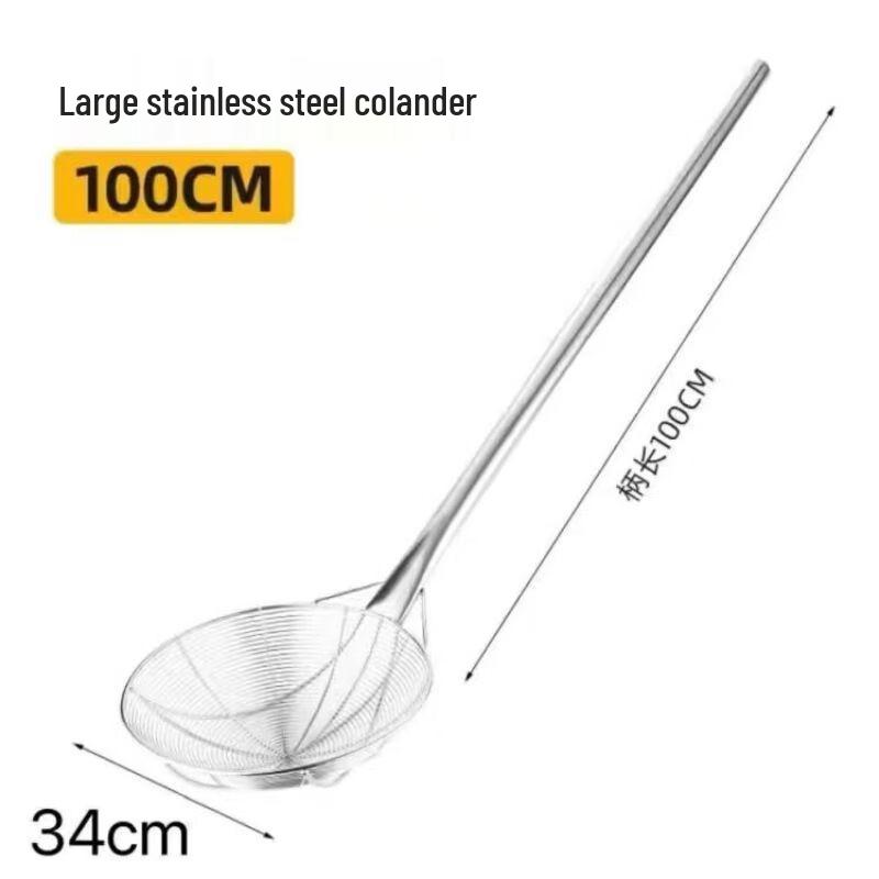 Edelstahl Schöpfkelle mit langem Griff