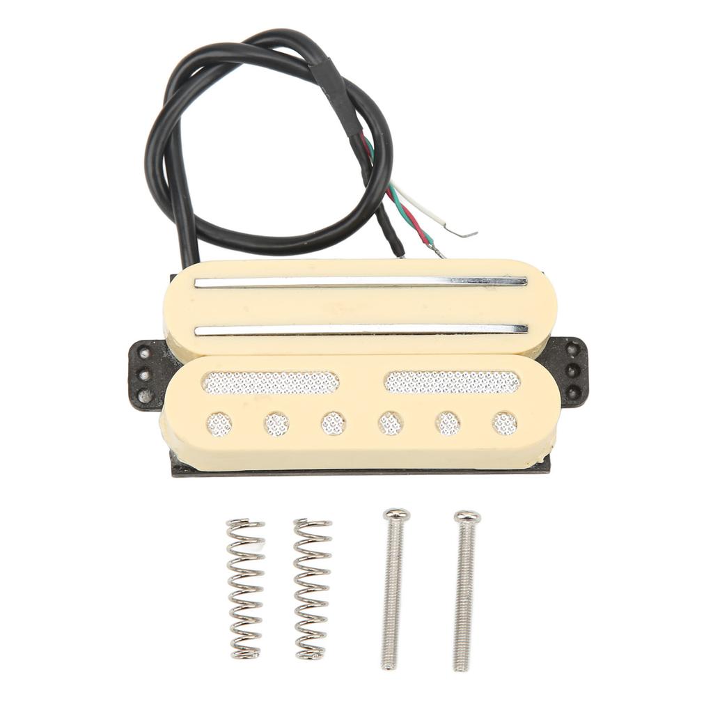 Guitar Pickup Metal Plastic Sweet Delicate Sound Noise Free Dual Coil Single Pickup