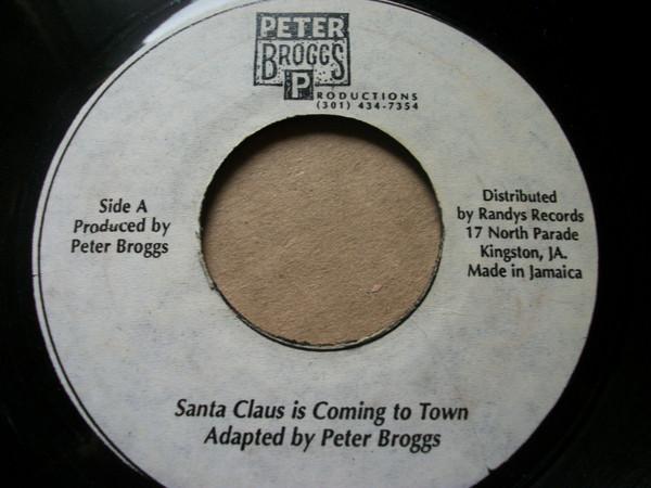 

Пластинка 7 дюймов PETER BROGGS Santa Claus Is Coming To Town НЕТ Peter Broggs Pr Ямайка Регги Ска Даб Б/у