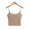 American-Style Sexy Wind Belt Chest Pad Elastic Band Small Sling Inner Match Sexy Chest U-Neck Silm All-Match Backless Bottoming Shirt