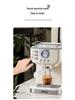 Halbautomatische Espressomaschine im Retro-Stil mit Ein-Knopf-Milchaufschäumung