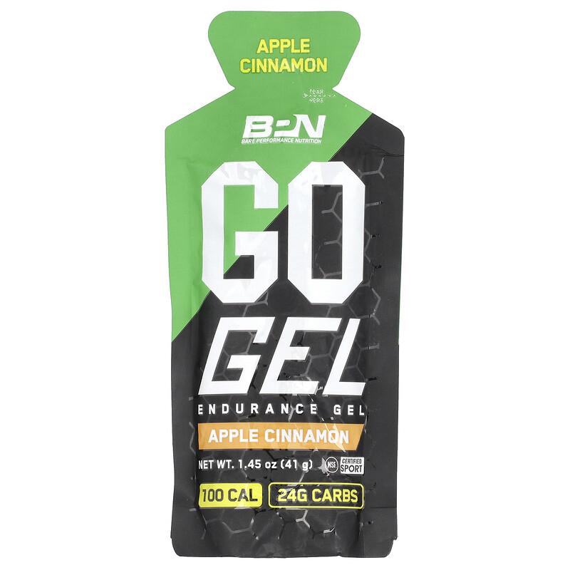 Go Gel, Endurance Gel, Apple Cinnamon, 10 Packets, 1.45 Oz (41 G) Each