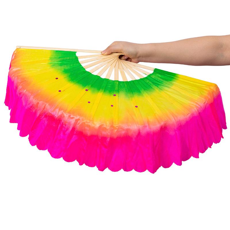 1PC provides a lightweight fitness dance fan that is easy to grip supports and is sturdy on both sides