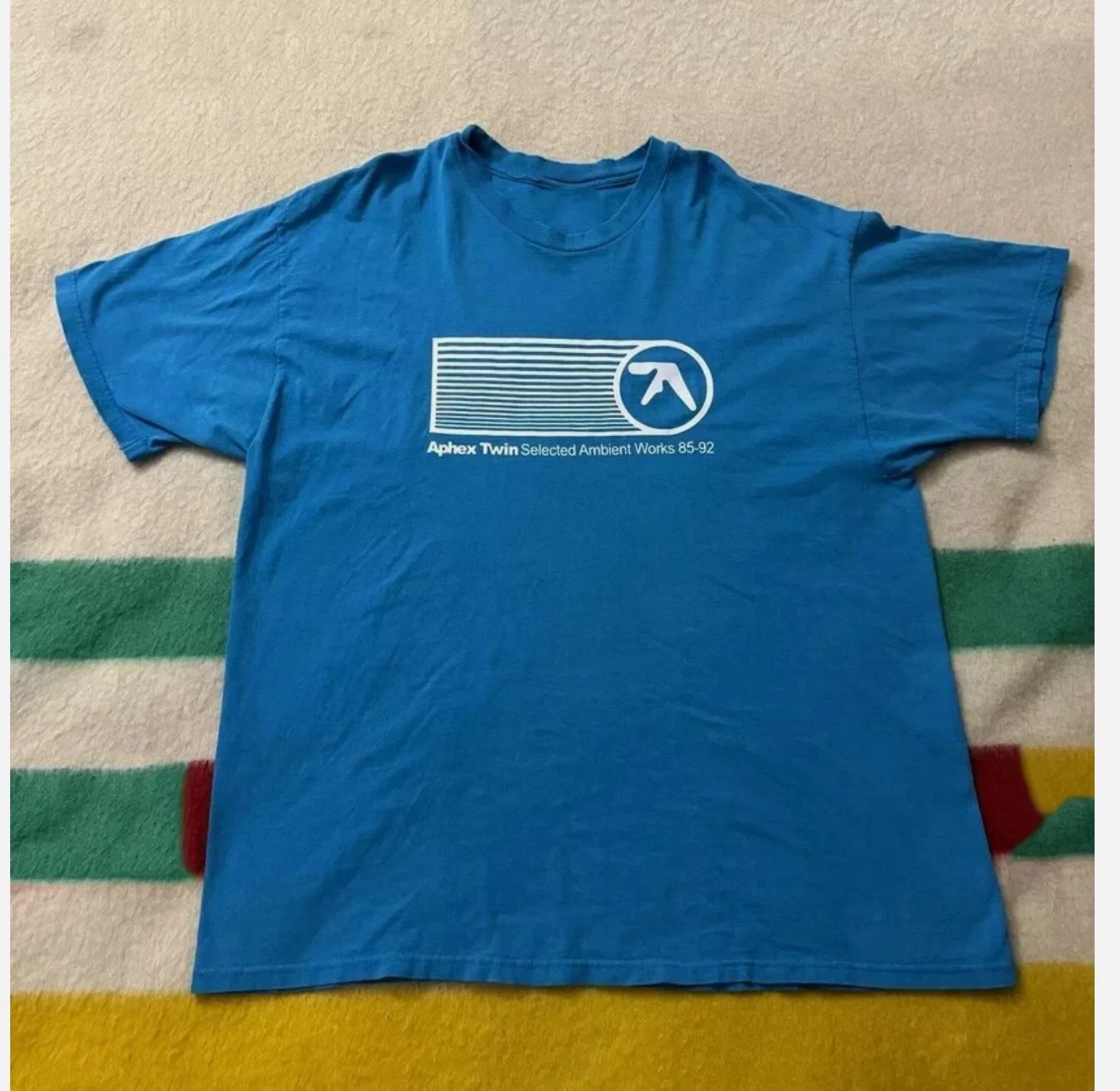 Aphex Twin Band 85-92 Selected Ambient Work T Shirt Full Size S-5XL L