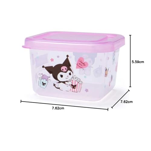 Sanrio Kuromi Mini Food Container (Storage Container) Set of 2 747742