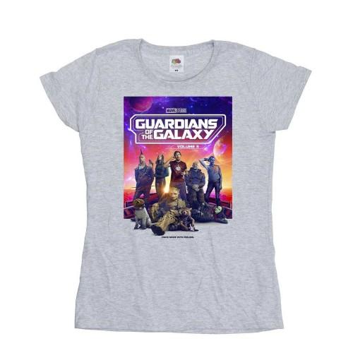 Guardians Of The Galaxy Volume 3 Womens/Ladies Movie Poster T-Shirt