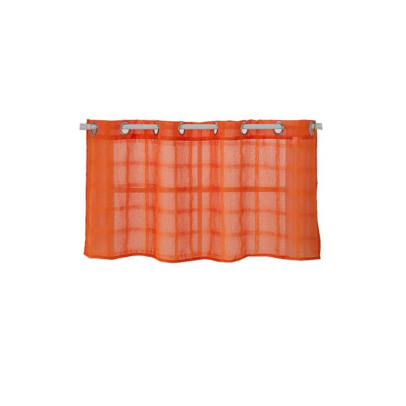 Linen Lattice Punched Small Curtains, Kitchen Curtains, Nordic Style Finished Curtains, Window Screens