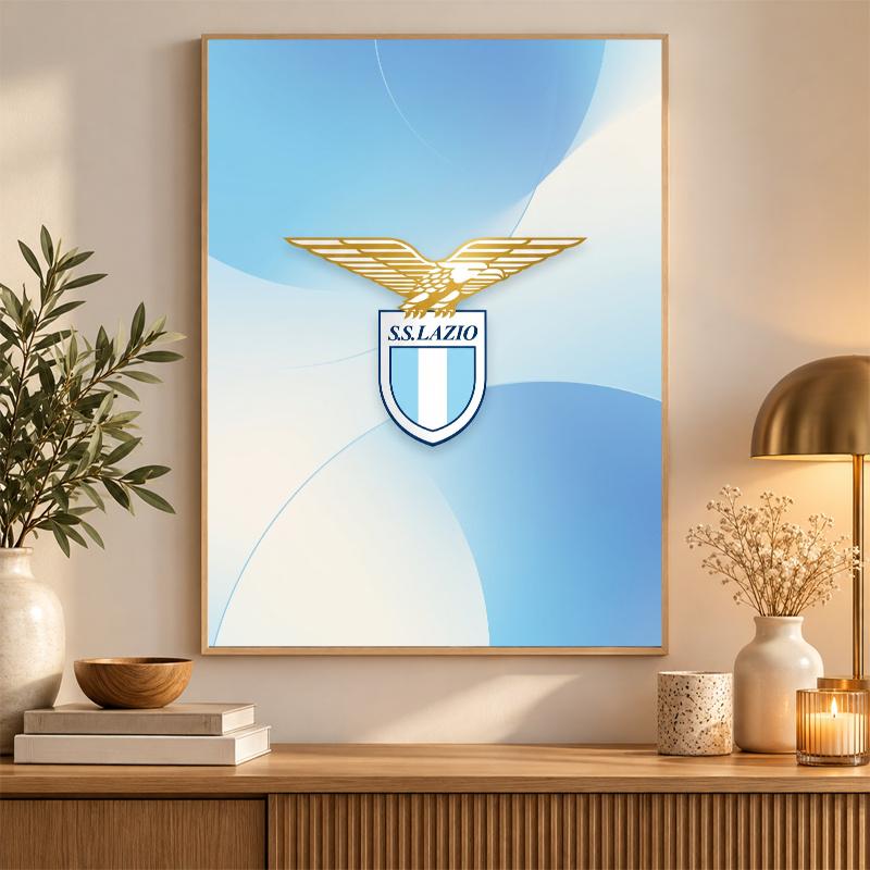 Lazio FC Diamond Painting Kit 5D Full Drill DIY Diamond Mosaic Wall Art Home Decor