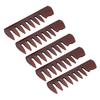 10pcs Styling Comb Wide Tooth Rounded Edge Thick Ergonomic Handle Lightweight Professional Comb for