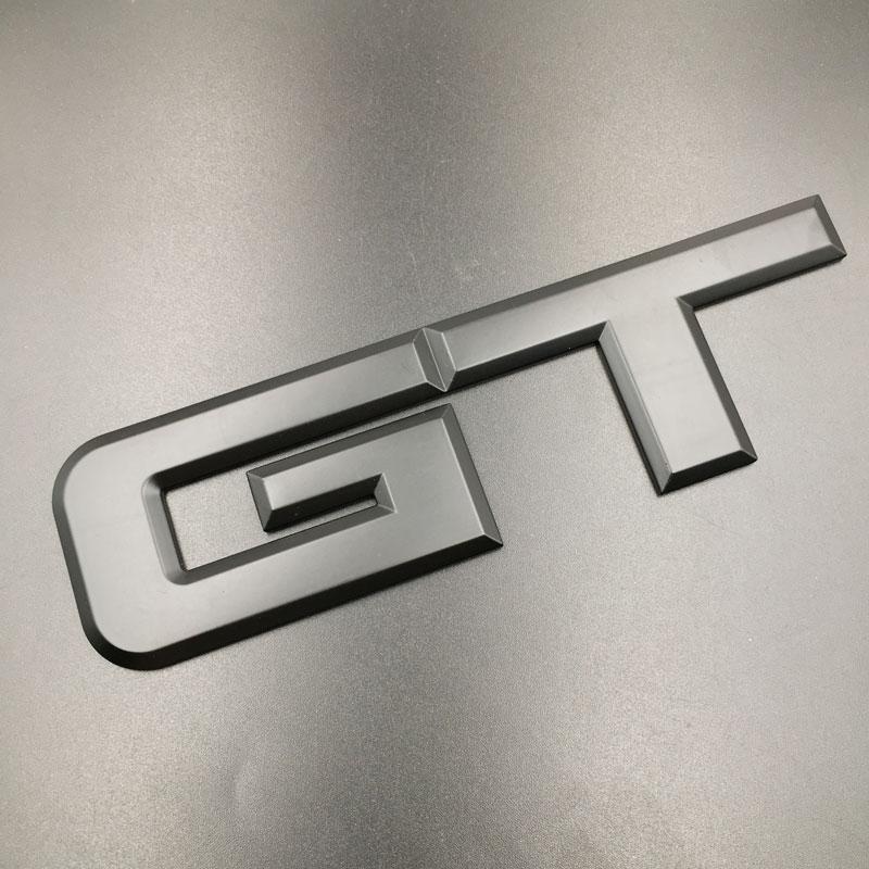 3D Metall Auto Styling GT Emblem Aufkleber Auto Chrom Frontgrill Abzeichen Decal für KIA BMW Ford Shelby GT Alfa Romeo Mercedes tm2