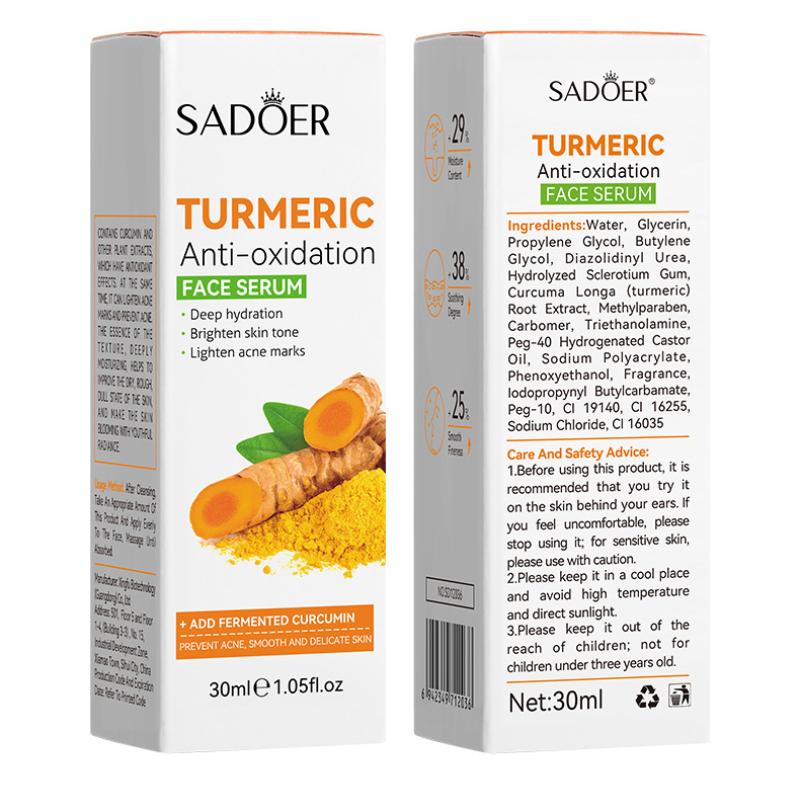 Ser cu Turmeric SADOER Ser Hidratant Antioxidant 30ml