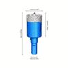 Durable 18-55mm Diamond Hole Saw Diamond Coated Hex Shank Tile Drill Bit Stone Hole Cutter Ceramic