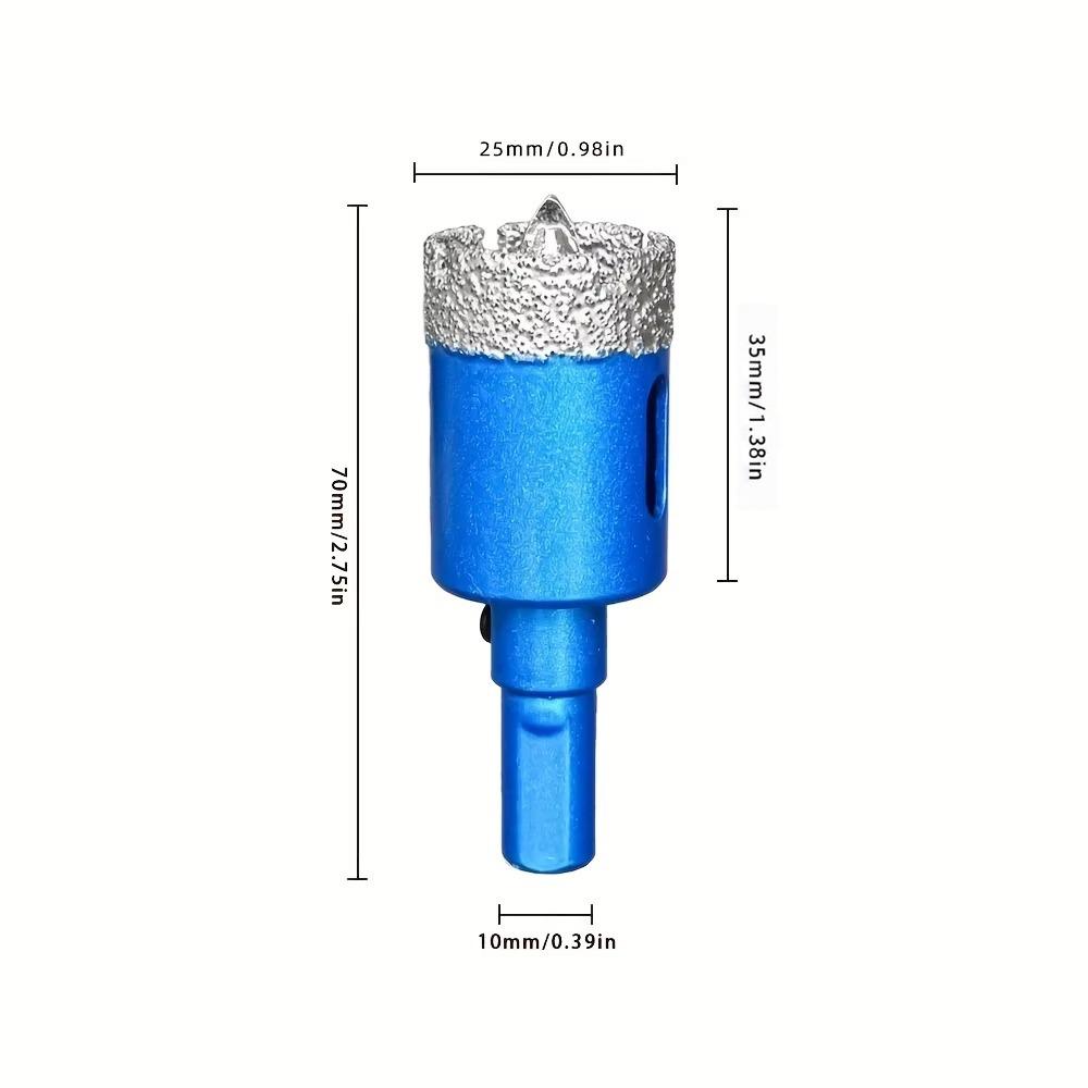 Diamond Coated Tile Drill Bit Hex Shank Drill Bit Durable Diamond Hole Saw Glass Tile