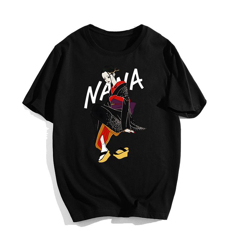 Classic Smoke Osaki Nana Classic Japanese Anime Retro Rock Style Anime T-Shirt Cotton Graphic Tee Unisex Unisex Summer Streetwear