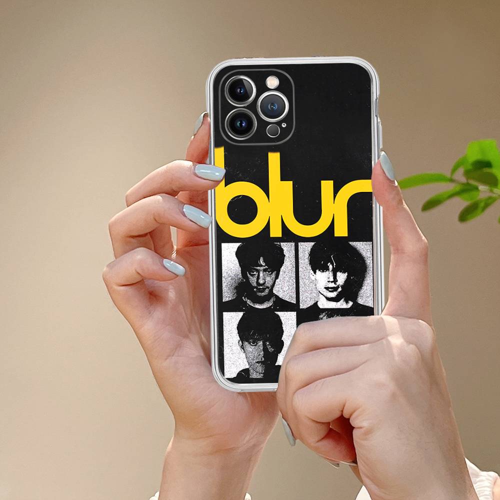 Band Musik Rapper B-Blur Vintage Phone Case For IPhone 11 13 16 12 17 14 15 Pro Max Plus Soft Clear Back Cover Coque