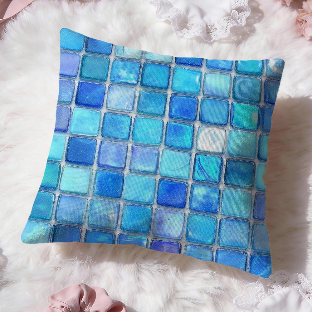 Landscape Cushion Cover Premium Comfort Reversible Pillow Cove Two In One Design for Any Room Car Interior