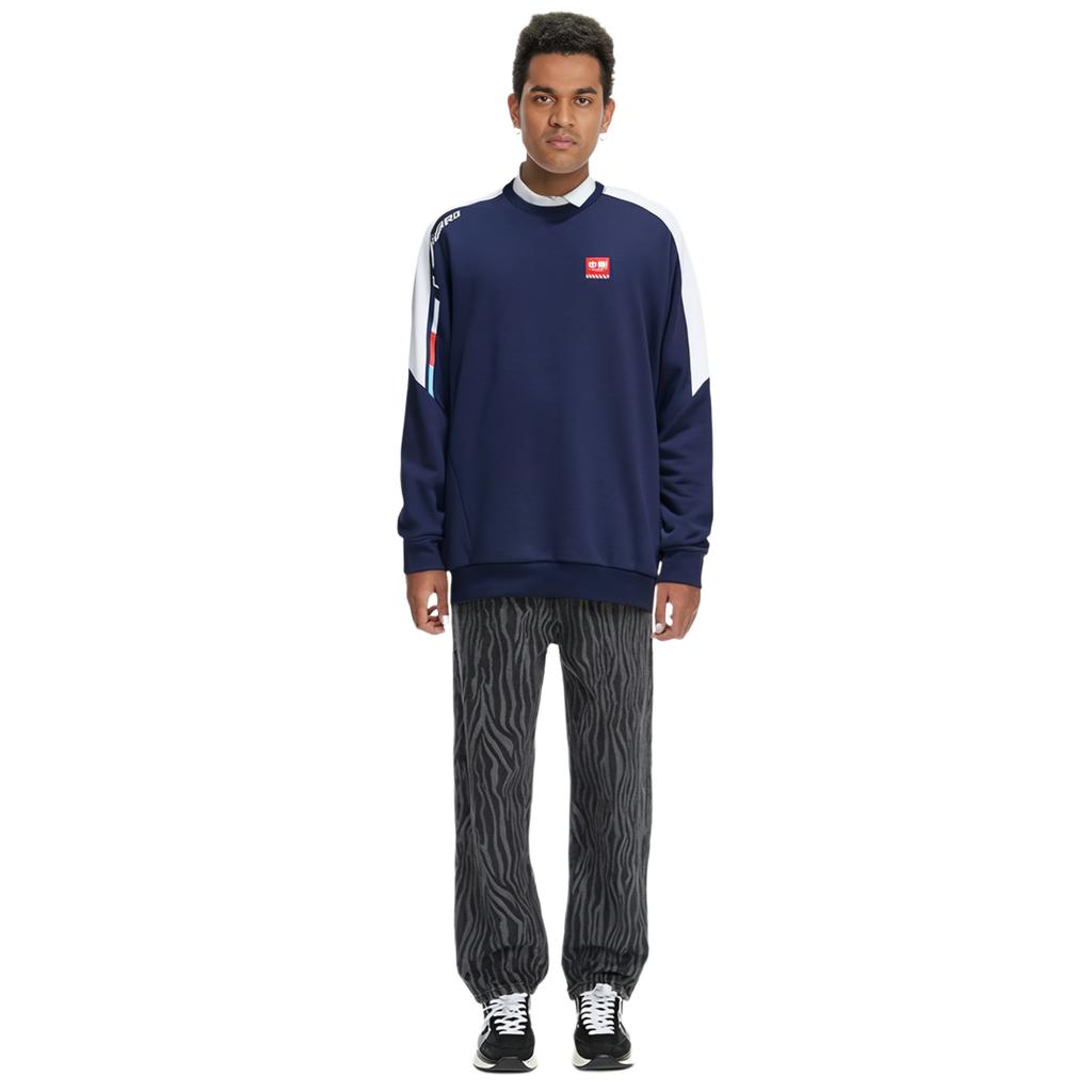 Anta Comprehensive Training Collection Sports Lifestyle Collection Sweatshirt Men's Blue 952237715-3