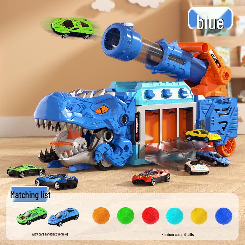 Cross-border Dino Combo: T-Rex & Triceratops High-angle Launch Vehicle - Educational Toy Car for Kids Various Specifications