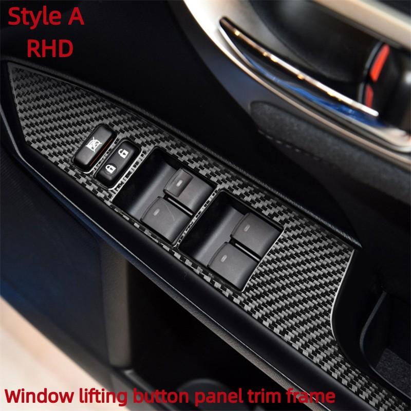 Set complet de autocolante auto din fibră de carbon pentru 11-17 Lexus CT Consolă centrală interioară Priză aer pentru bord Reglarea farurilor acoperiș