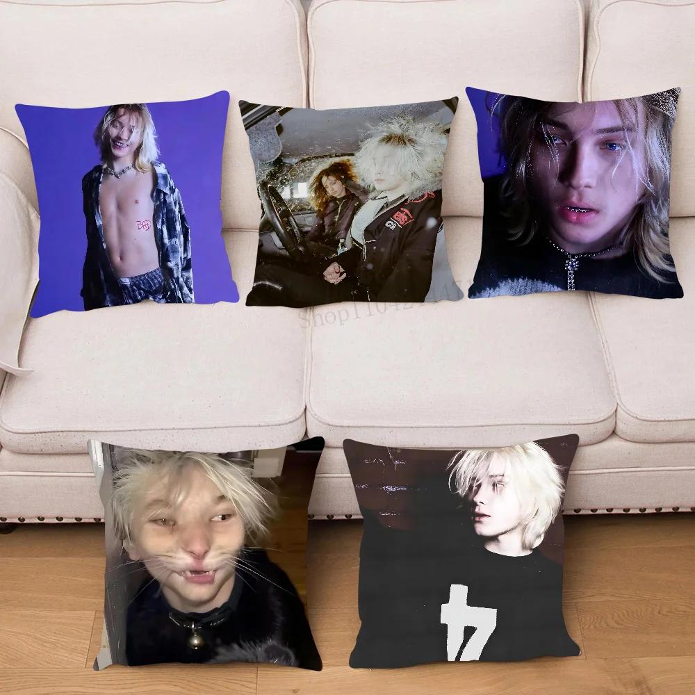 American N-Nettspend Rapper Pillow Case Square Pillow Bedroom Sofa Leisure Comfort Cushion Car Living Room Home Decoration