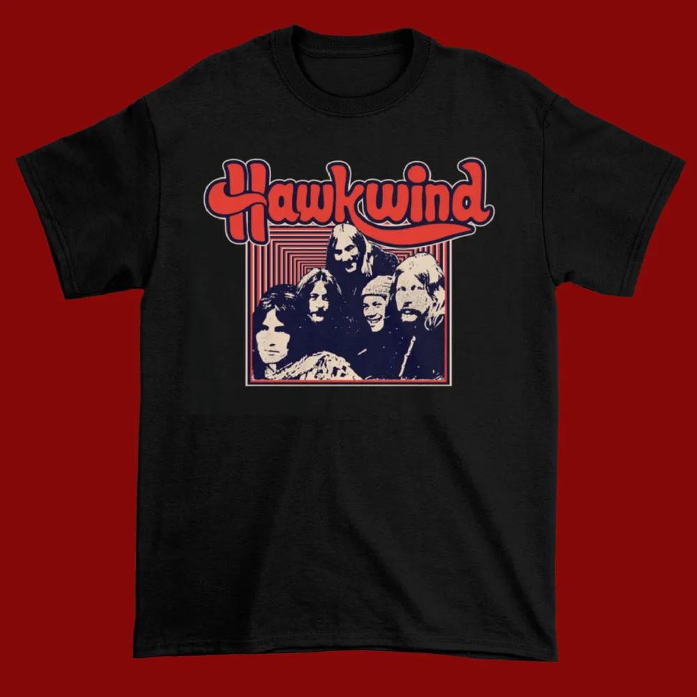 Unisex Short Sleeve Crew Neck Cotton T Shirt New Popular Hawkwind Band XXXL