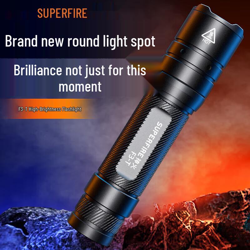 Shenhuo F3-T 15W Rechargeable Zoom Flashlight