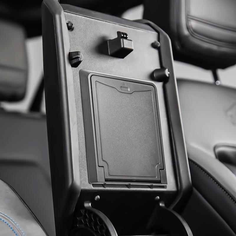 For Ford Bronco 6th Gen Armrest Hidden Box Car Storage Organizer Center Console Hidden Storage Box ABS Car Tray