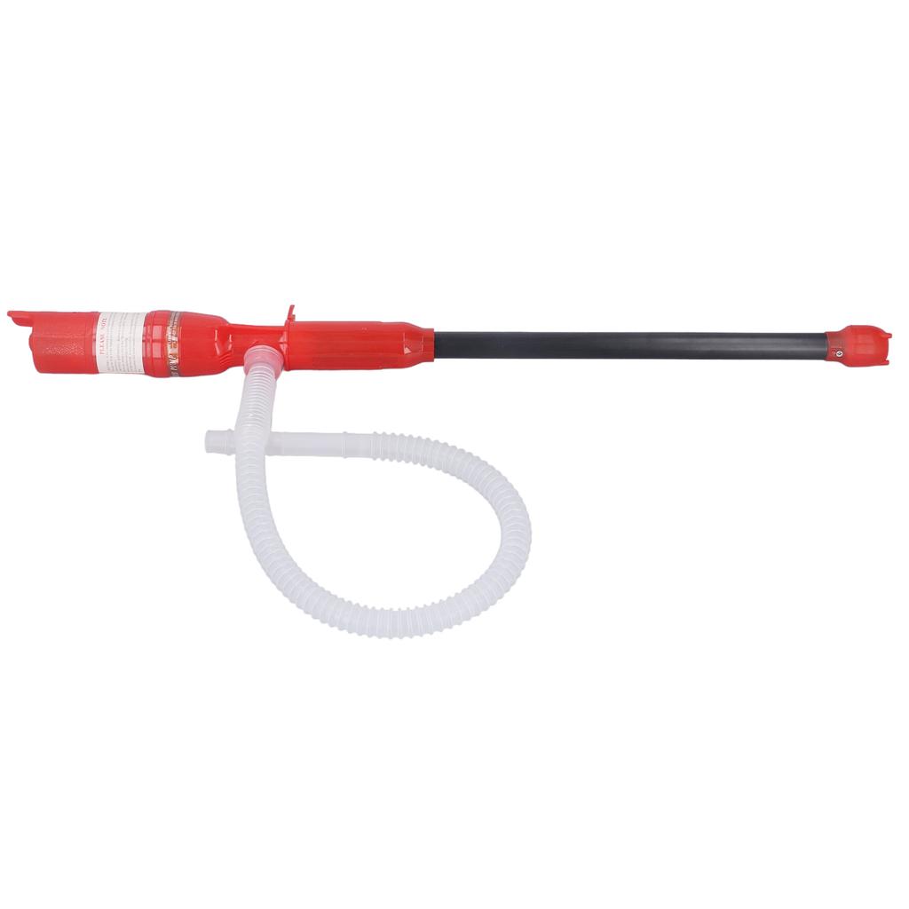 Portable Transfer Pump Electric Car Liquid Transfer Hand Pump for Oil Fuel Liquid Diesel DC12V Red