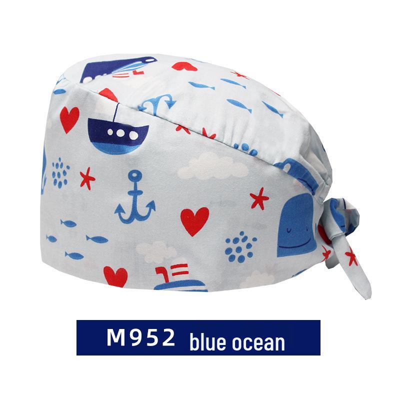 Operationsmössa för män och kvinnor – Ren bomull, Idealisk för tandsköterskor och läkare på operationssalar